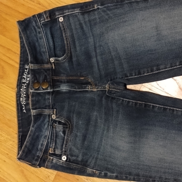 American Eagle Super Stretch Artist Crop Sz 0 - Picture 3 of 14